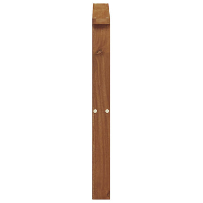 Armrest 2 pcs Natural 60 x 6 x 61 cm Solid Acacia Wood