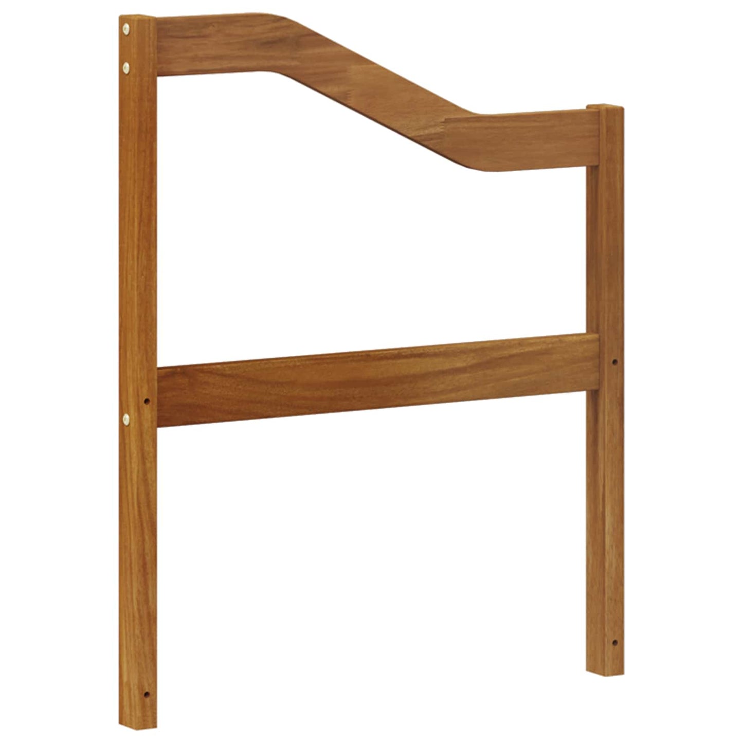 Armrest 2 pcs Natural 59 x 4 x 73 cm Solid Acacia Wood