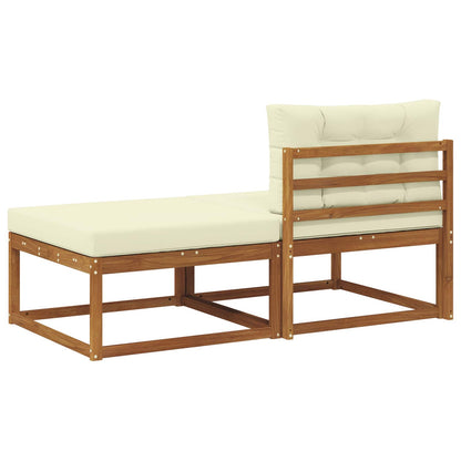 Sectional Sofa Units with Cushion 2 Piece Natural