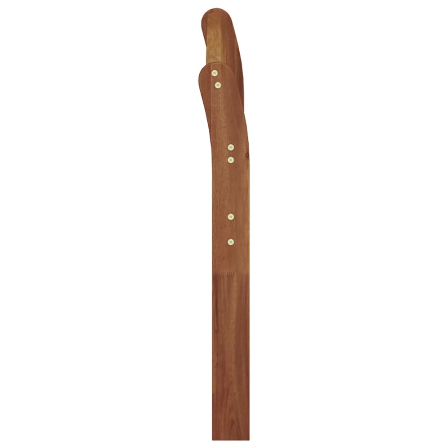 Armrest 2 pcs Natural 79 x 8 x 60 cm Solid Acacia Wood