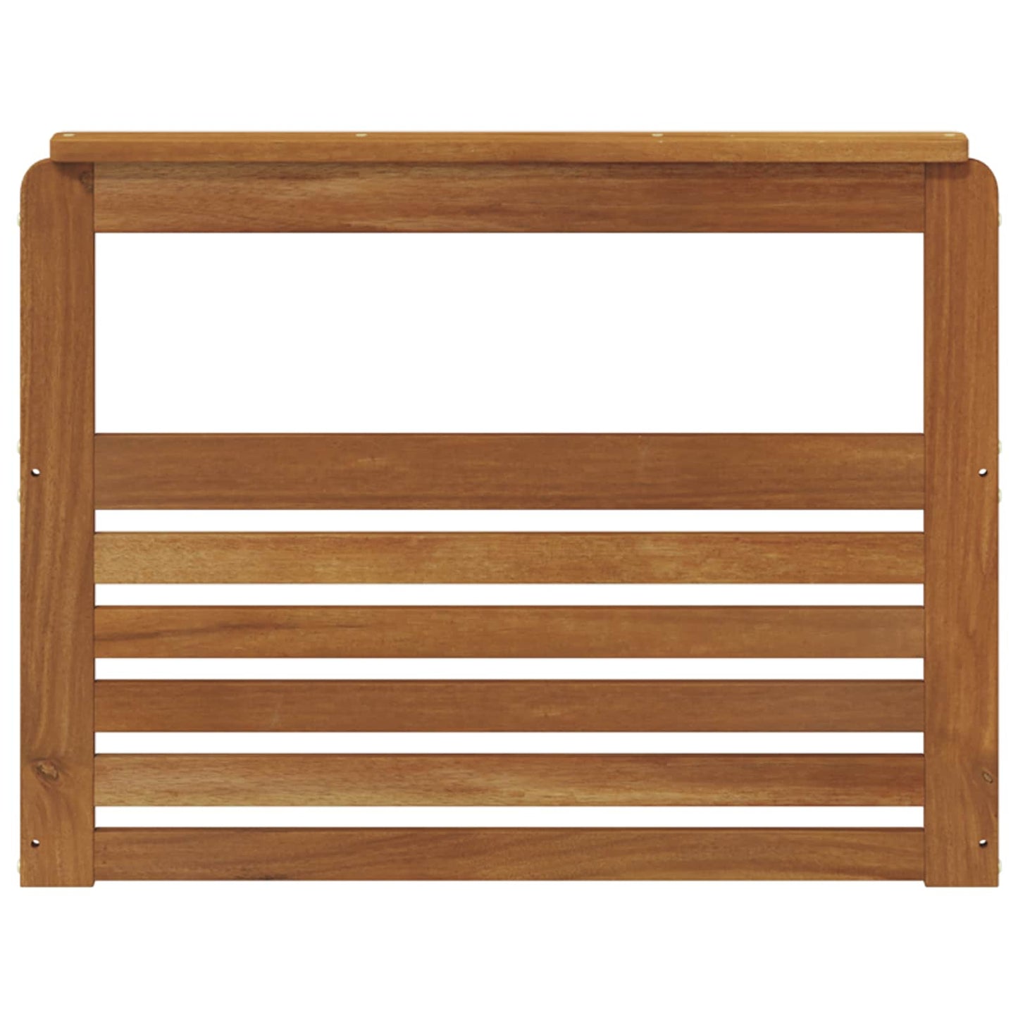 Armrest 2 pcs Natural 79 x 6 x 61 cm Solid Acacia Wood