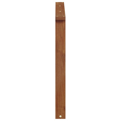 Armrest 2 pcs Natural 80 x 6 x 61 cm Solid Acacia Wood