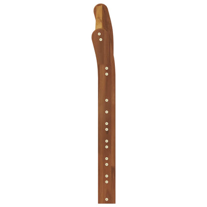 Armrest 2 pcs Natural 78.5 x 8 x 60 cm Solid Acacia Wood