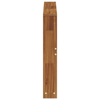 Armrest 2 pcs Natural 78.5 x 10 x 61 cm Solid Acacia Wood