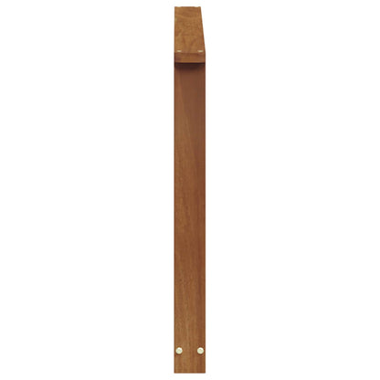 Armrest 2 pcs Natural 80 x 6 x 61 cm Solid Acacia Wood