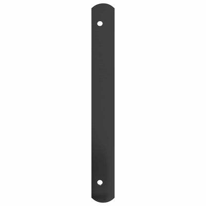 Window Grille 76 x 30 cm Powder-Coated Steel Black