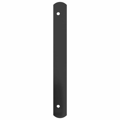 Window Grille 115 x 30 cm Powder-Coated Steel Black