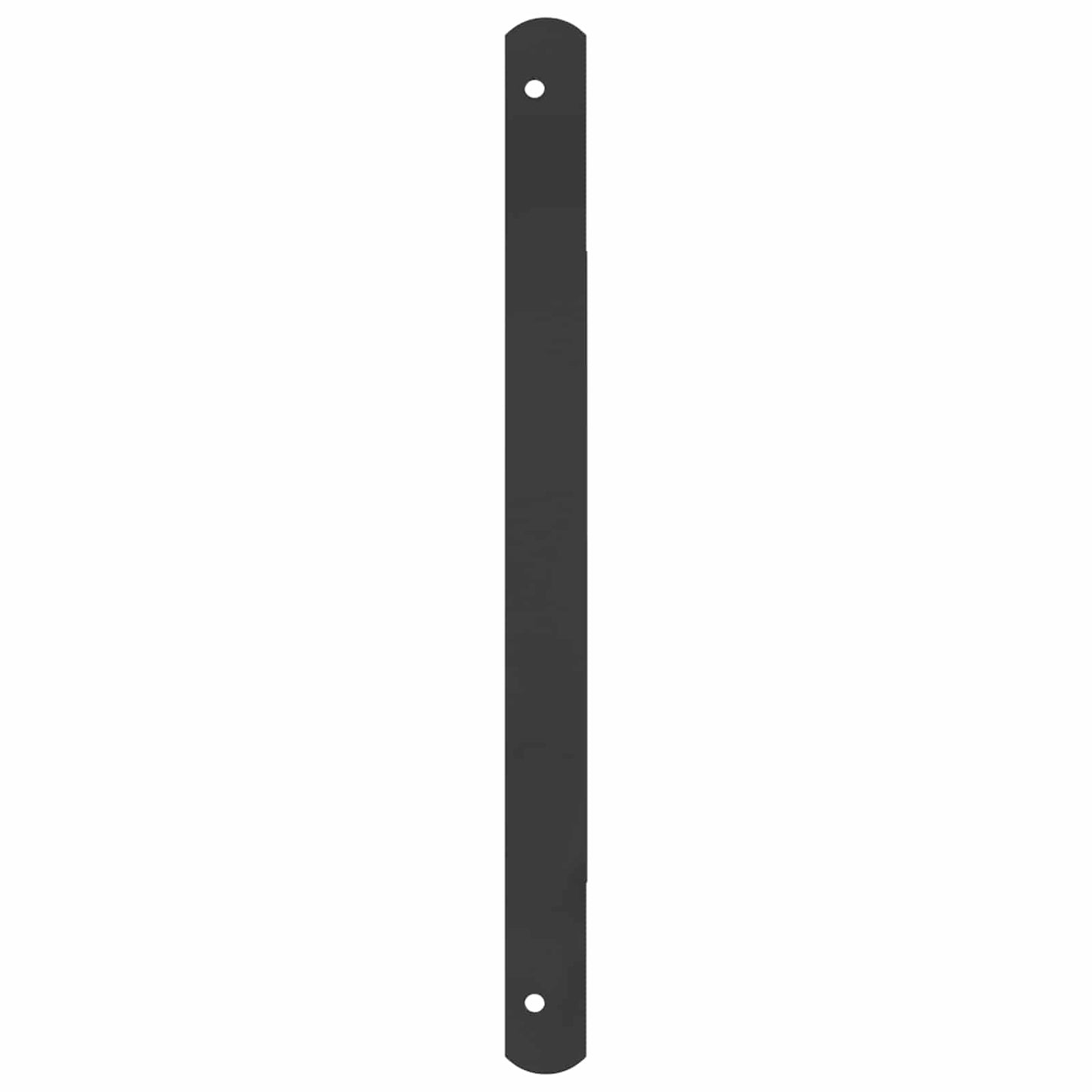 Window Grille 116 x 45 cm Powder-Coated Steel Black