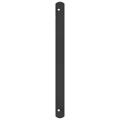Window Grille 174 x 45 cm Powder-Coated Steel Black