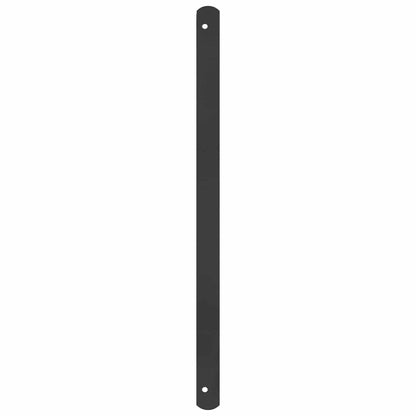 Window Grille 115 x 60 cm Powder-Coated Steel Black