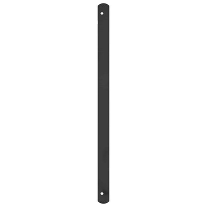 Window Grille 175 x 60 cm Powder-Coated Steel Black