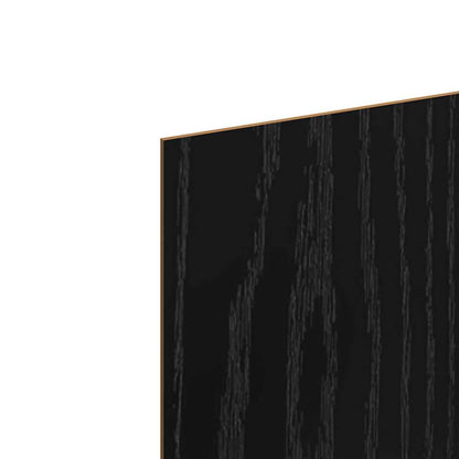 Decor Panels 12 pcs Black Oak 15 x 21 x 0.27 cm Engineered Wood