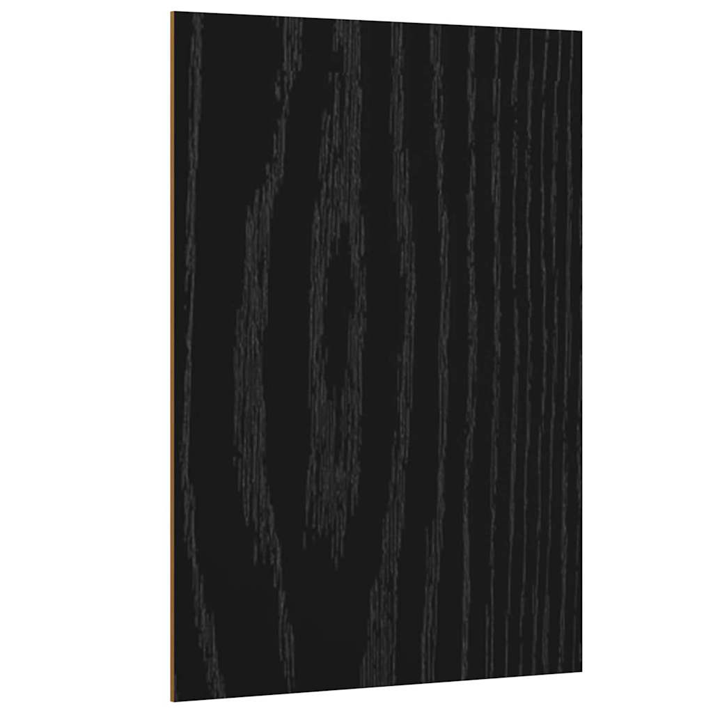 Decor Panels 12 pcs Black Oak 15 x 21 x 0.27 cm Engineered Wood