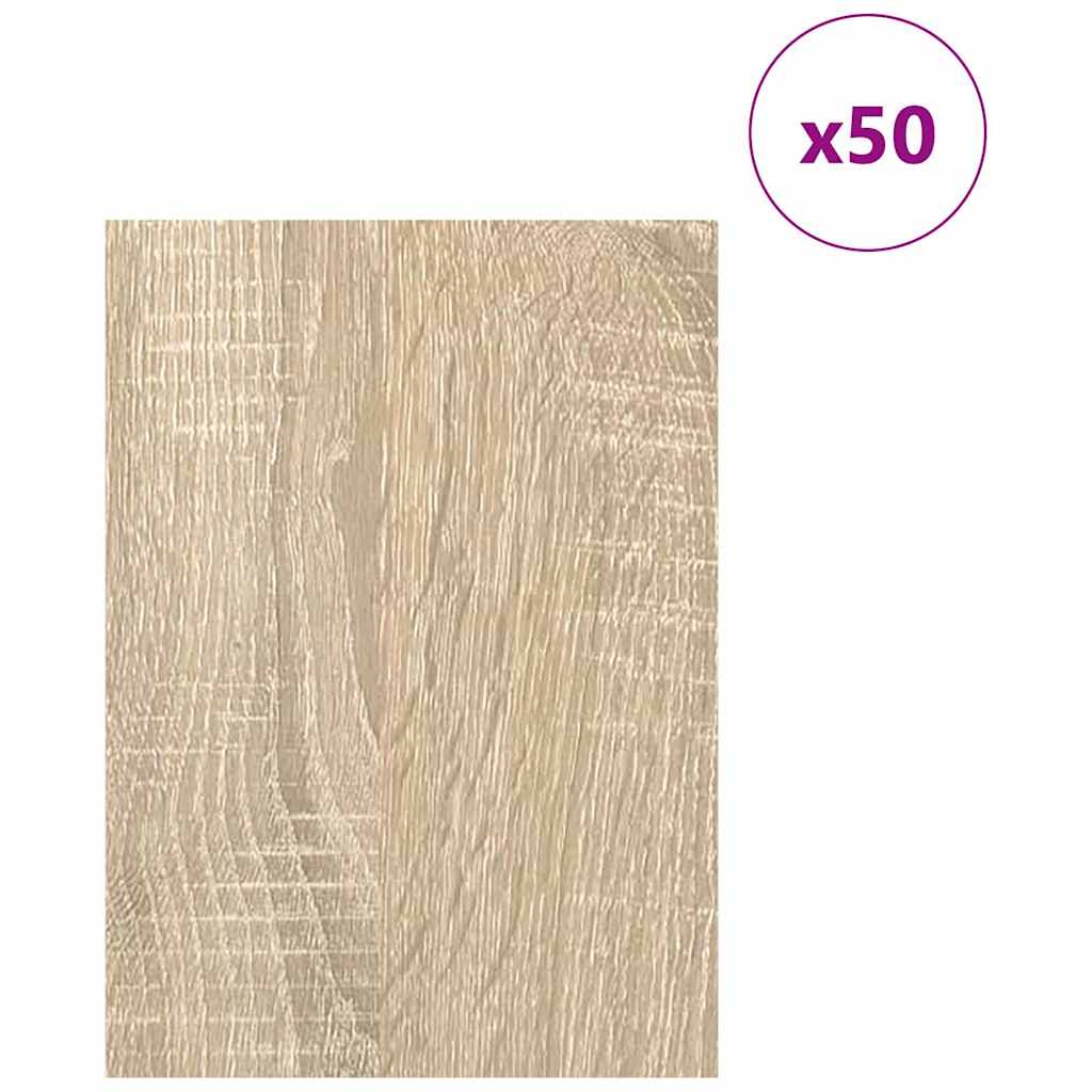 Decor Panels 50 pcs Sonoma Oak 15 x 21 x 0.27 cm