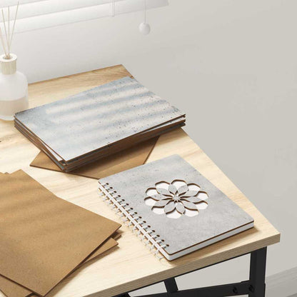 Decor Panels 150 pcs Concrete Grey 15 x 21 x 0.27 cm