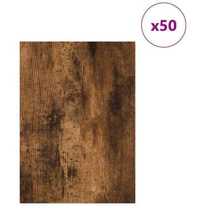 Decor Panels 50 pcs Smoked Oak 15 x 21 x 0.27 cm