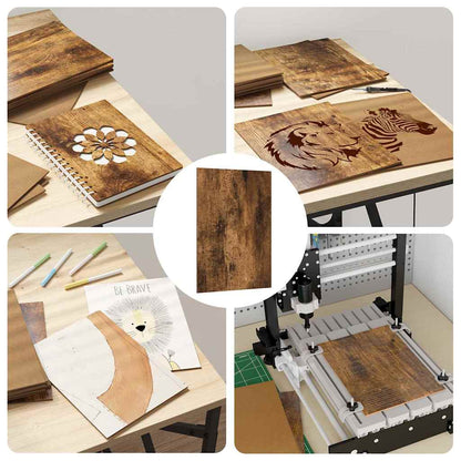 Decor Panels 150 pcs Smoked Oak 15 x 21 x 0.27 cm
