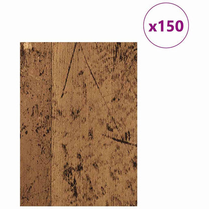 Decor Panels 150 pcs Old Wood 15 x 21 x 0.27 cm Engineered Wood