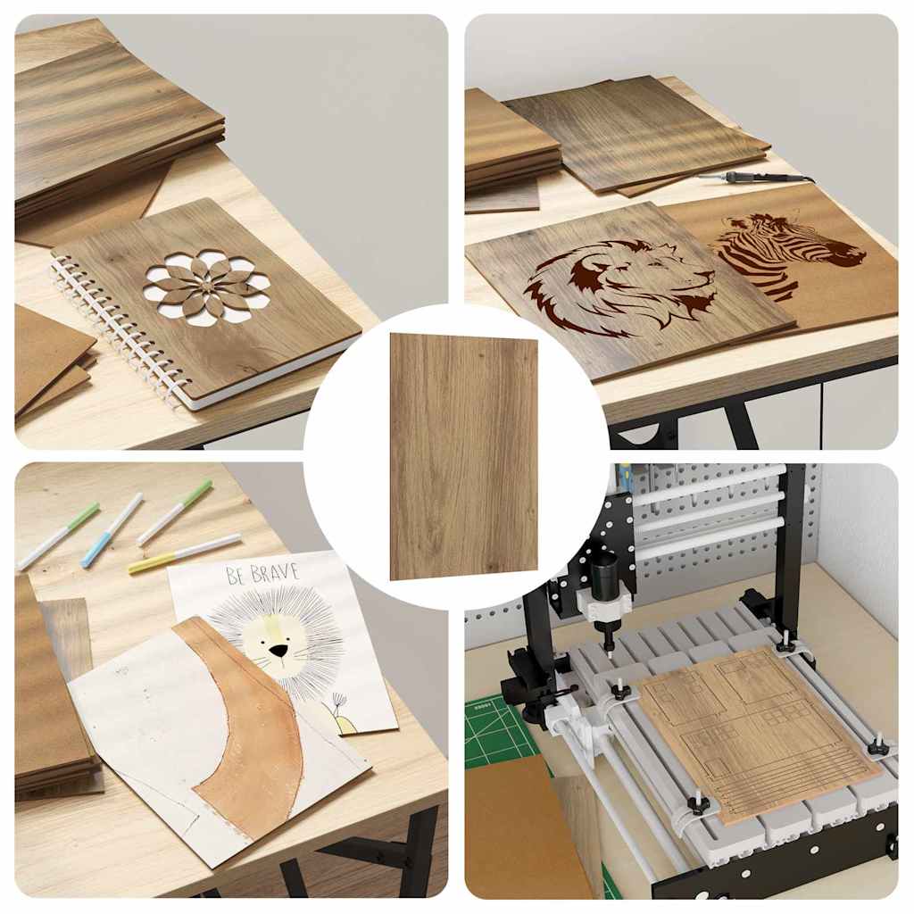 Decor Panels 50 pcs Artisan Oak 15 x 21 x 0.27 cm