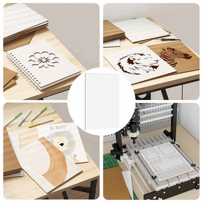 Decor Panels 12 pcs White 21 x 30 x 0.27 cm Engineered Wood