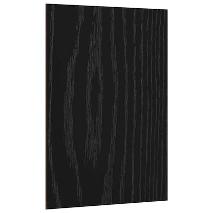 Decor Panels 12 pcs Black Oak 21 x 30 x 0.27 cm Engineered Wood