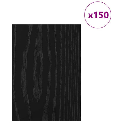 Decor Panels 150 pcs Black Oak 21 x 30 x 0.27 cm