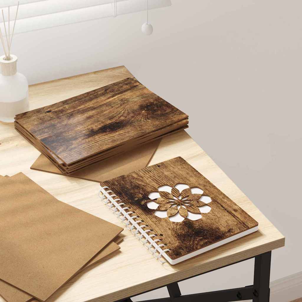 Decor Panels 150 pcs Smoked Oak 21 x 30 x 0.27 cm
