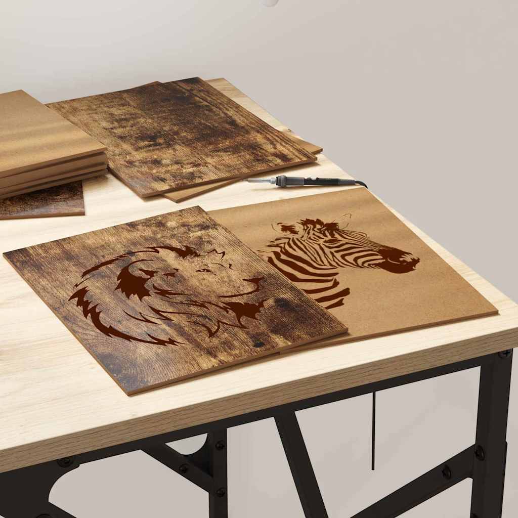 Decor Panels 150 pcs Smoked Oak 21 x 30 x 0.27 cm