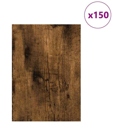Decor Panels 150 pcs Smoked Oak 21 x 30 x 0.27 cm