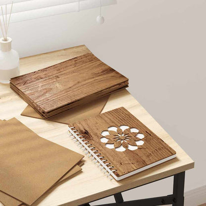 Decor Panels 12 pcs Old Wood 21 x 30 x 0.27 cm Engineered Wood
