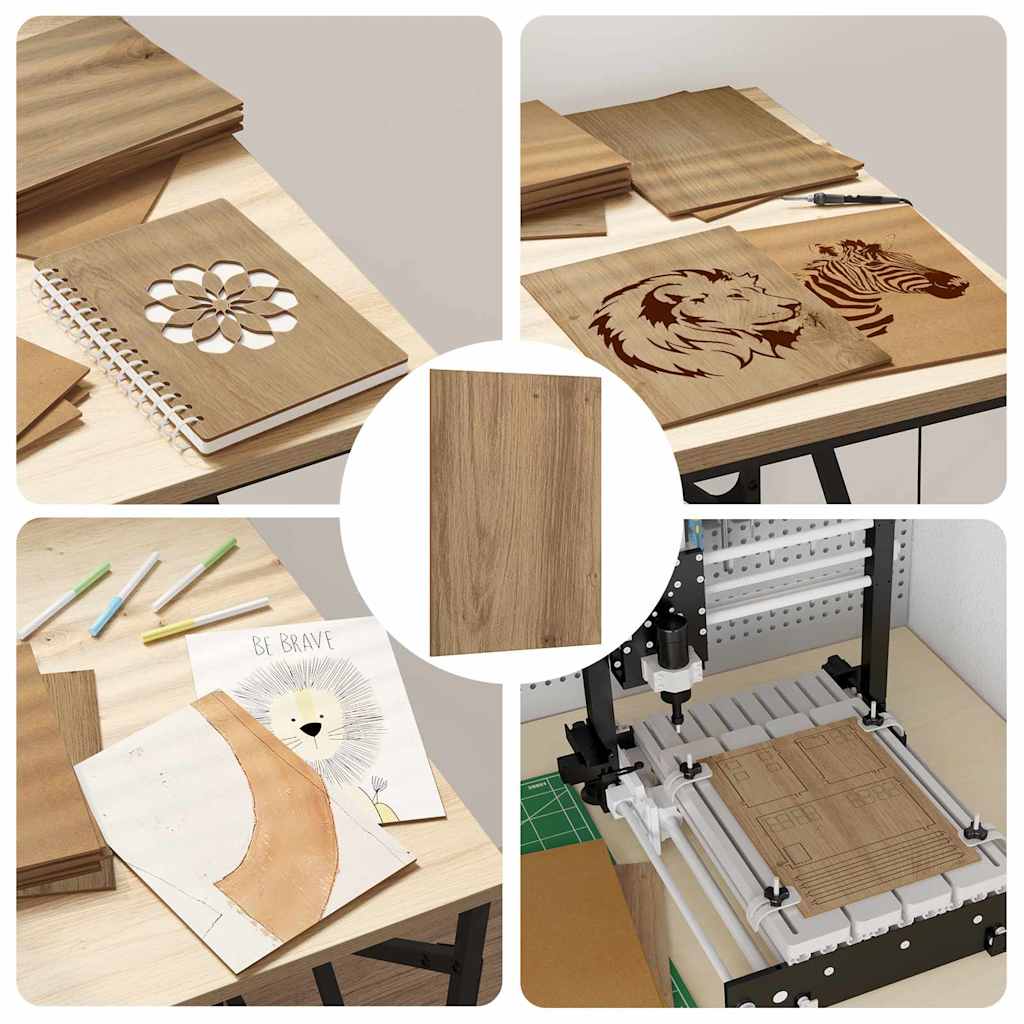 Decor Panels 50 pcs Artisan Oak 21 x 30 x 0.27 cm