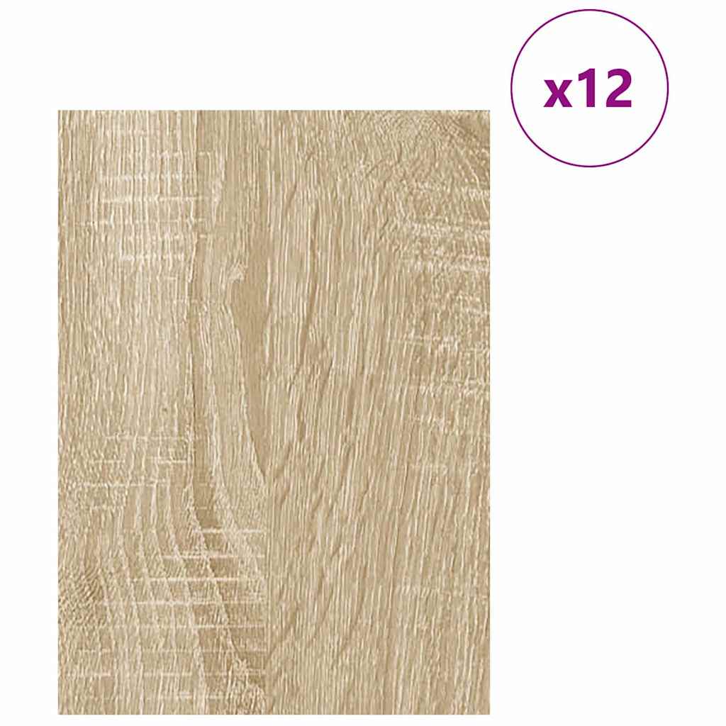 Decor Panels 12 pcs Sonoma Oak 30 x 42 x 0.27 cm