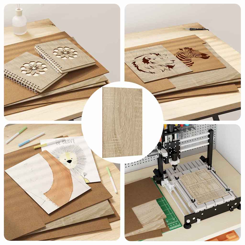 Decor Panels 50 pcs Sonoma Oak 30 x 42 x 0.27 cm