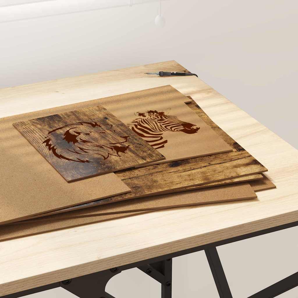 Decor Panels 50 pcs Smoked Oak 30 x 42 x 0.27 cm