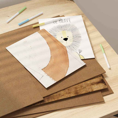 Decor Panels 50 pcs Smoked Oak 30 x 42 x 0.27 cm