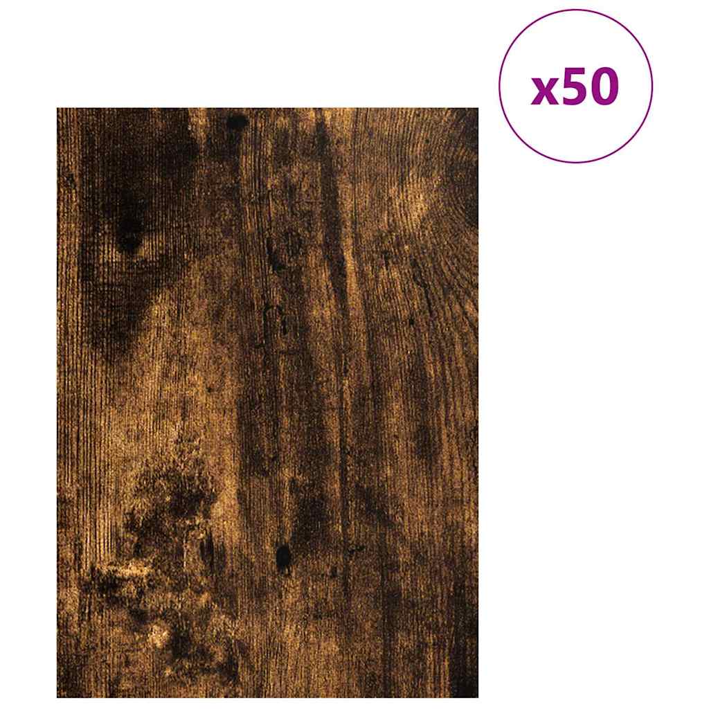 Decor Panels 50 pcs Smoked Oak 30 x 42 x 0.27 cm