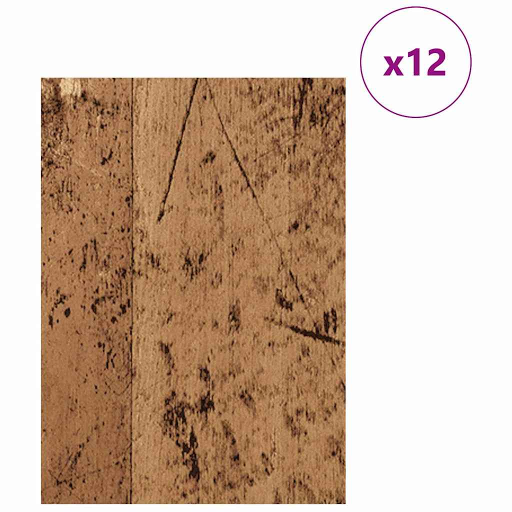 Decor Panels 12 pcs Old Wood 30 x 42 x 0.27 cm Engineered Wood
