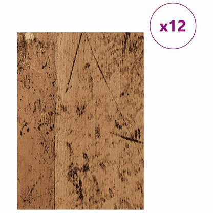 Decor Panels 12 pcs Old Wood 30 x 42 x 0.27 cm Engineered Wood