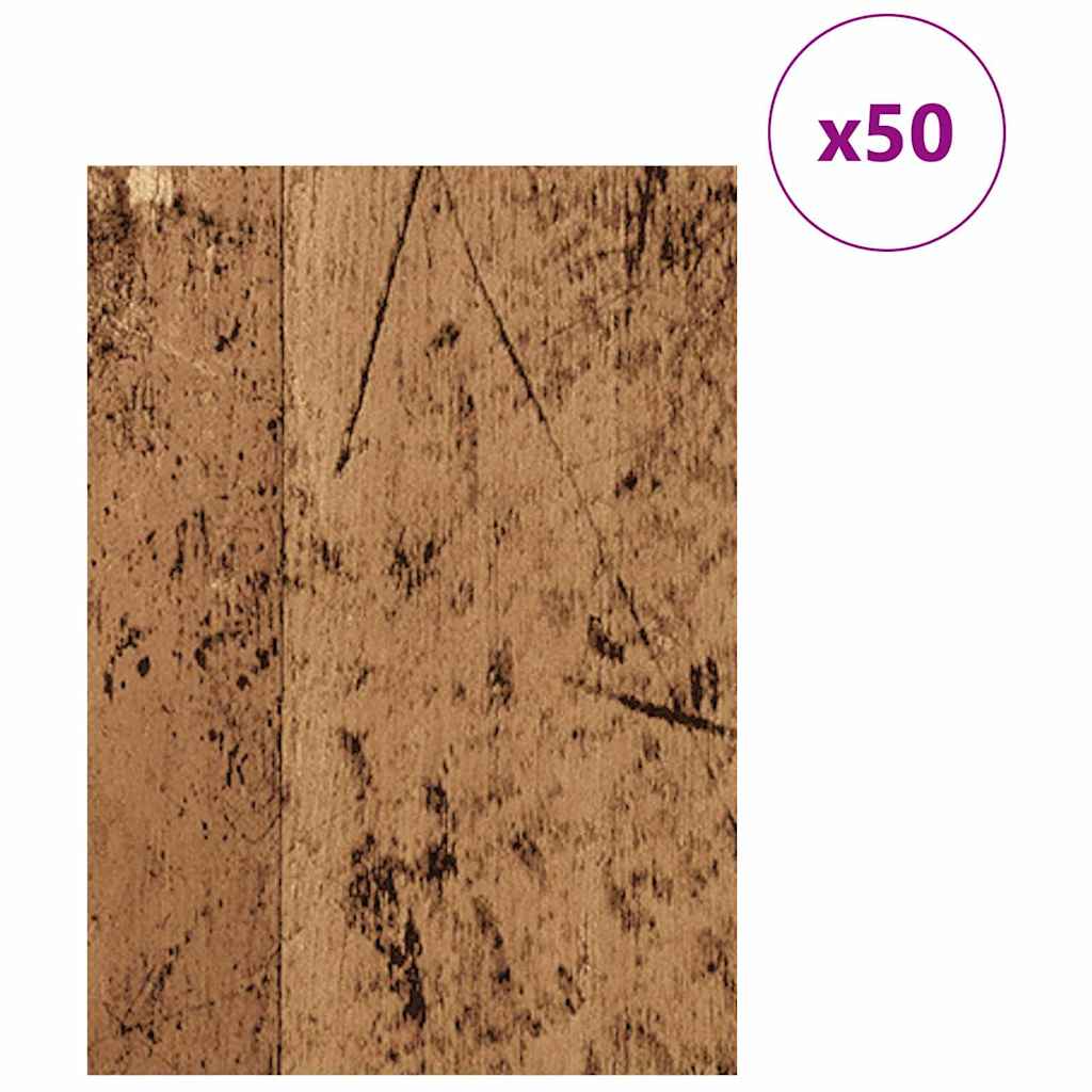 Decor Panels 50 pcs Old Wood 30 x 42 x 0.27 cm Engineered Wood