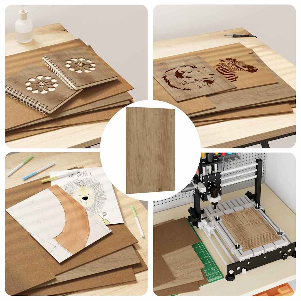 Decor Panels 50 pcs Artisan Oak 30 x 42 x 0.27 cm