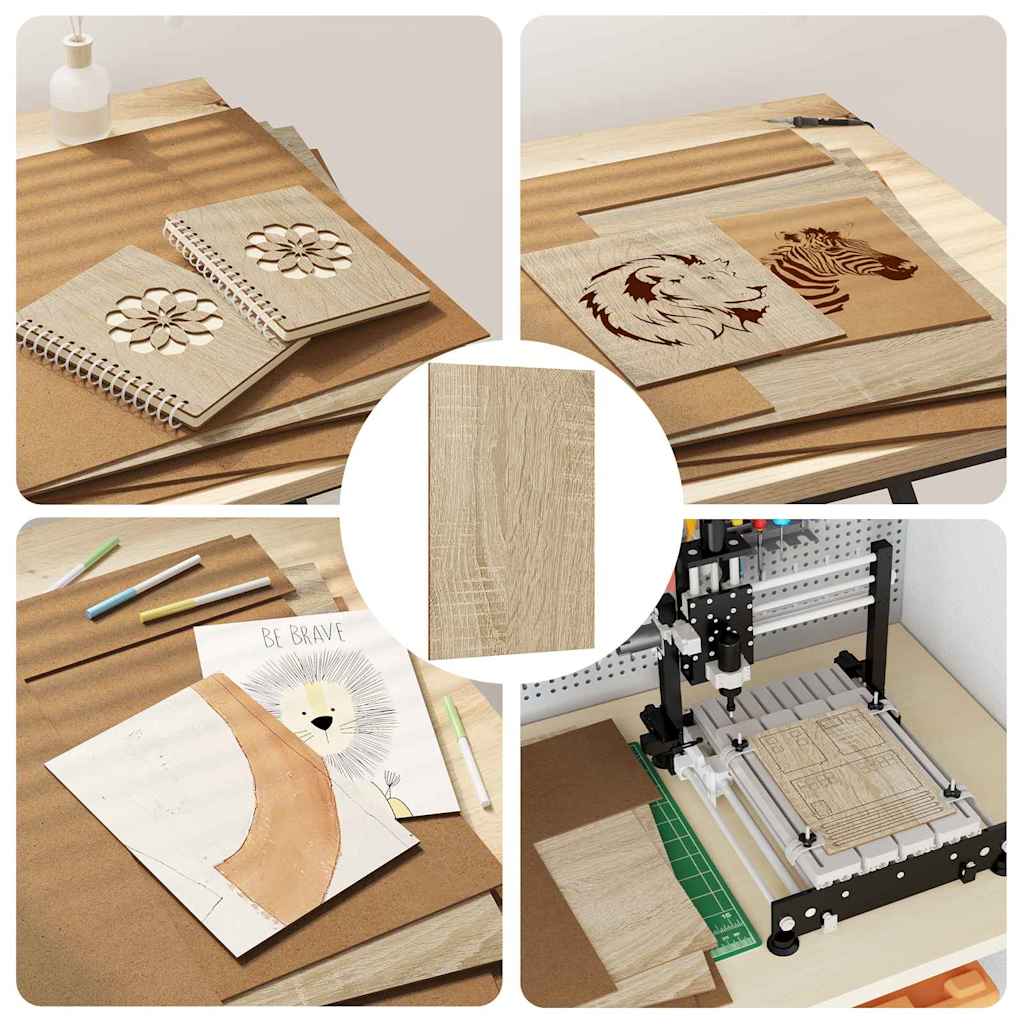 Decor Panels 50 pcs Sonoma Oak 40 x 60 x 0.27 cm