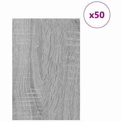 Decor Panels 50 pcs Grey Sonoma 40 x 60 x 0.27 cm