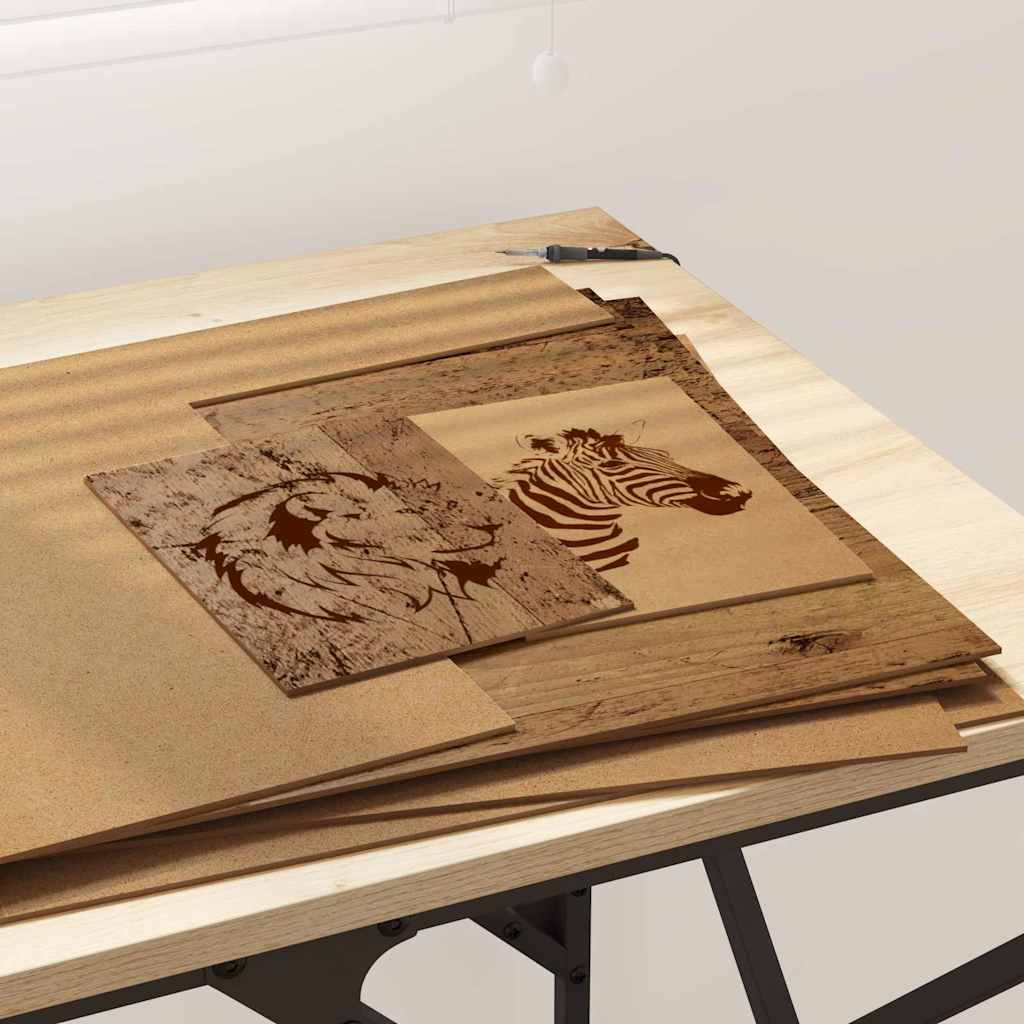 Decor Panels 50 pcs Old Wood 40 x 60 x 0.27 cm Engineered Wood