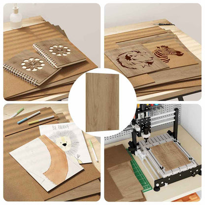 Decor Panels 50 pcs Artisan Oak 40 x 60 x 0.27 cm