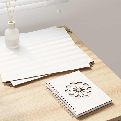 Decor Panels 50 pcs White 30 x 30 x 0.27 cm Engineered Wood