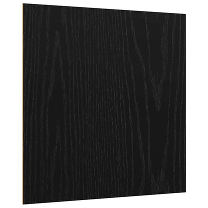 Decor Panels 50 pcs Black Oak 30 x 30 x 0.27 cm Engineered Wood