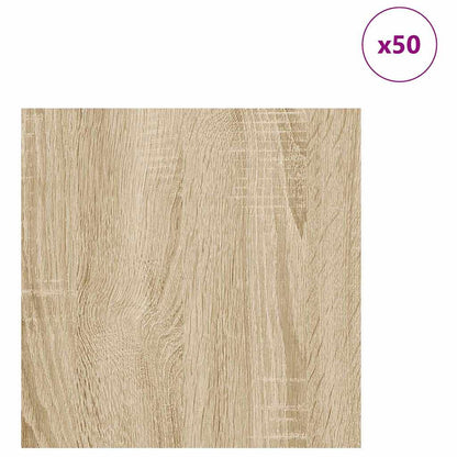 Decor Panels 50 pcs Sonoma Oak 30 x 30 x 0.27 cm