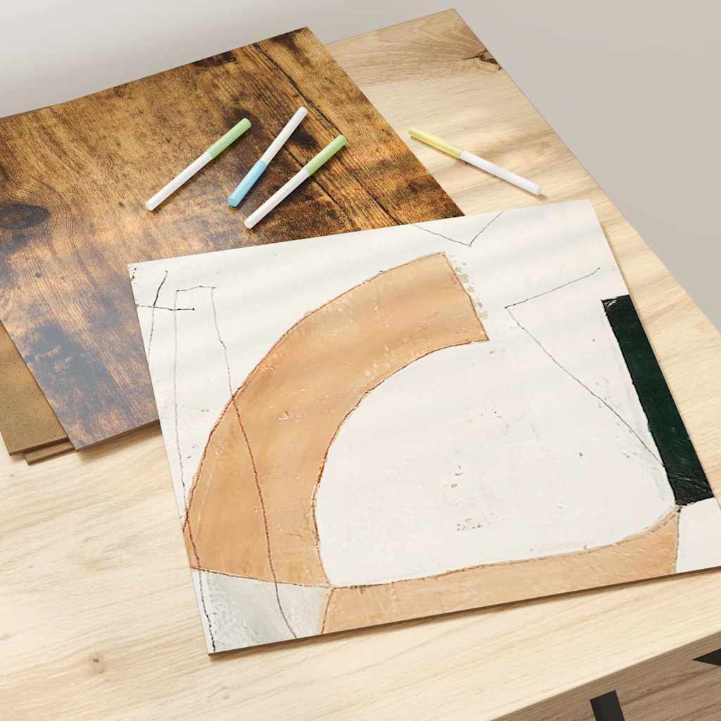 Decor Panels 50 pcs Smoked Oak 30 x 30 x 0.27 cm