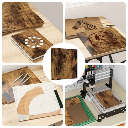 Decor Panels 50 pcs Smoked Oak 30 x 30 x 0.27 cm