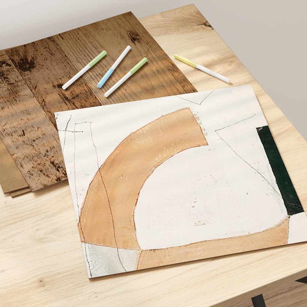 Decor Panels 50 pcs Old Wood 30 x 30 x 0.27 cm Engineered Wood